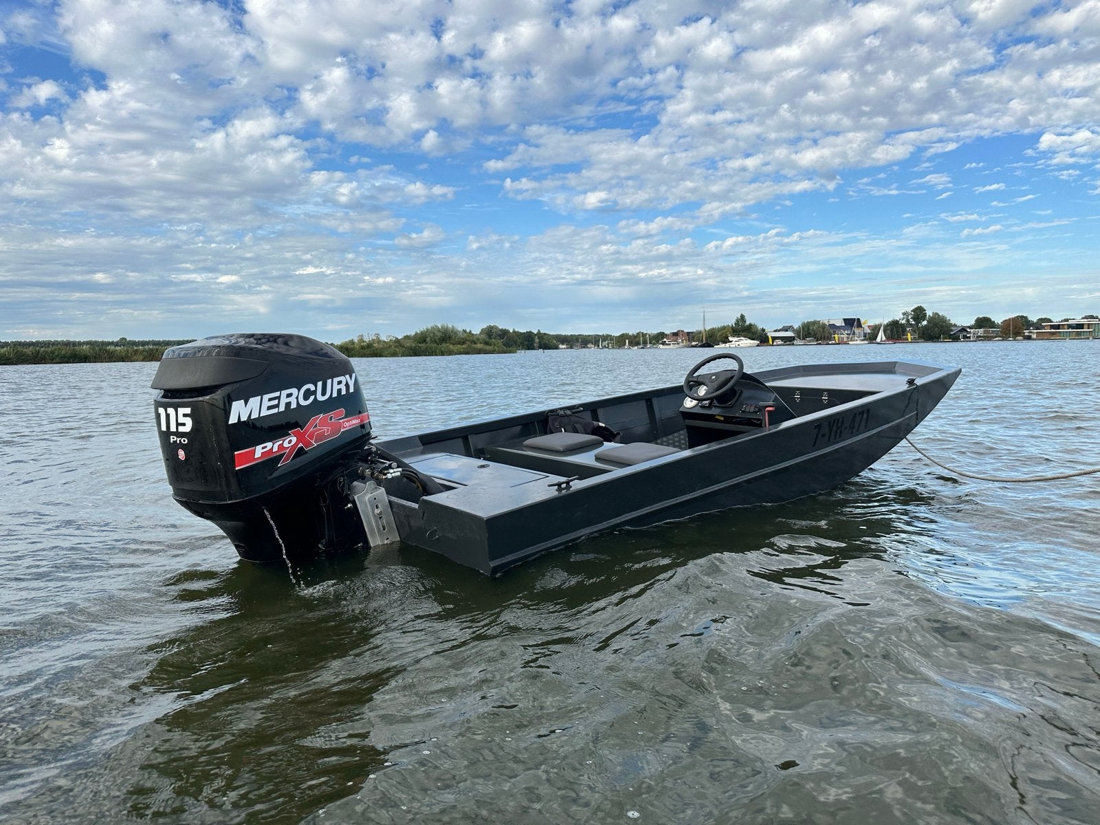 Xpress Aluminium Visboot Mercury Optimax 115pk, Overige merken, Gebruikt, Buitenboordmotor, Aluminium
