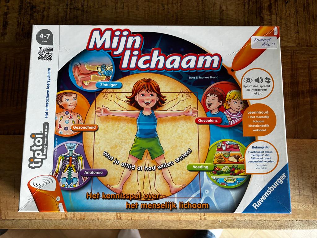 Tiptoi - Mijn lichaam, Kinderen en Baby's, Speelgoed | Educatief en Creatief, Ophalen of Verzenden, Zo goed als nieuw, Taal en Lezen