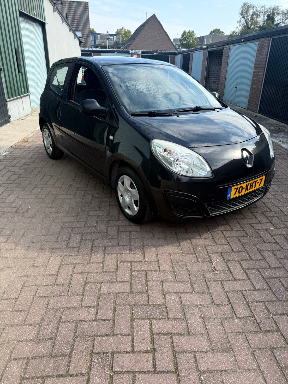 Renault Twingo 1.1 2009 Zwart, Voorwielaandrijving, 4 cilinders, Zwart, Origineel Nederlands
