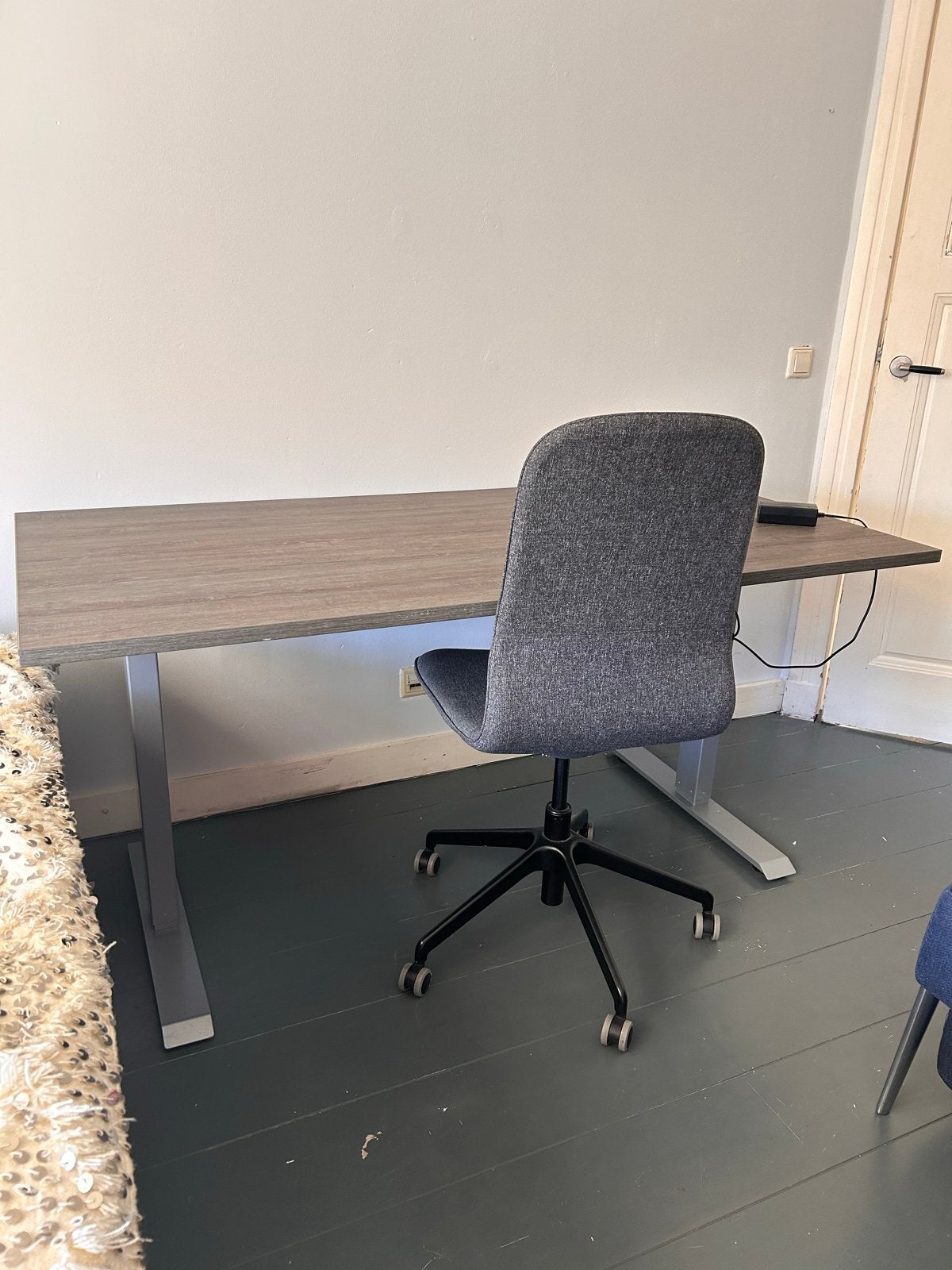 Elektrisch zit-sta bureau - Euroseats Active, Huis en Inrichting, Bureaus, Ophalen, Zit-sta bureau, Elektrisch, Hout