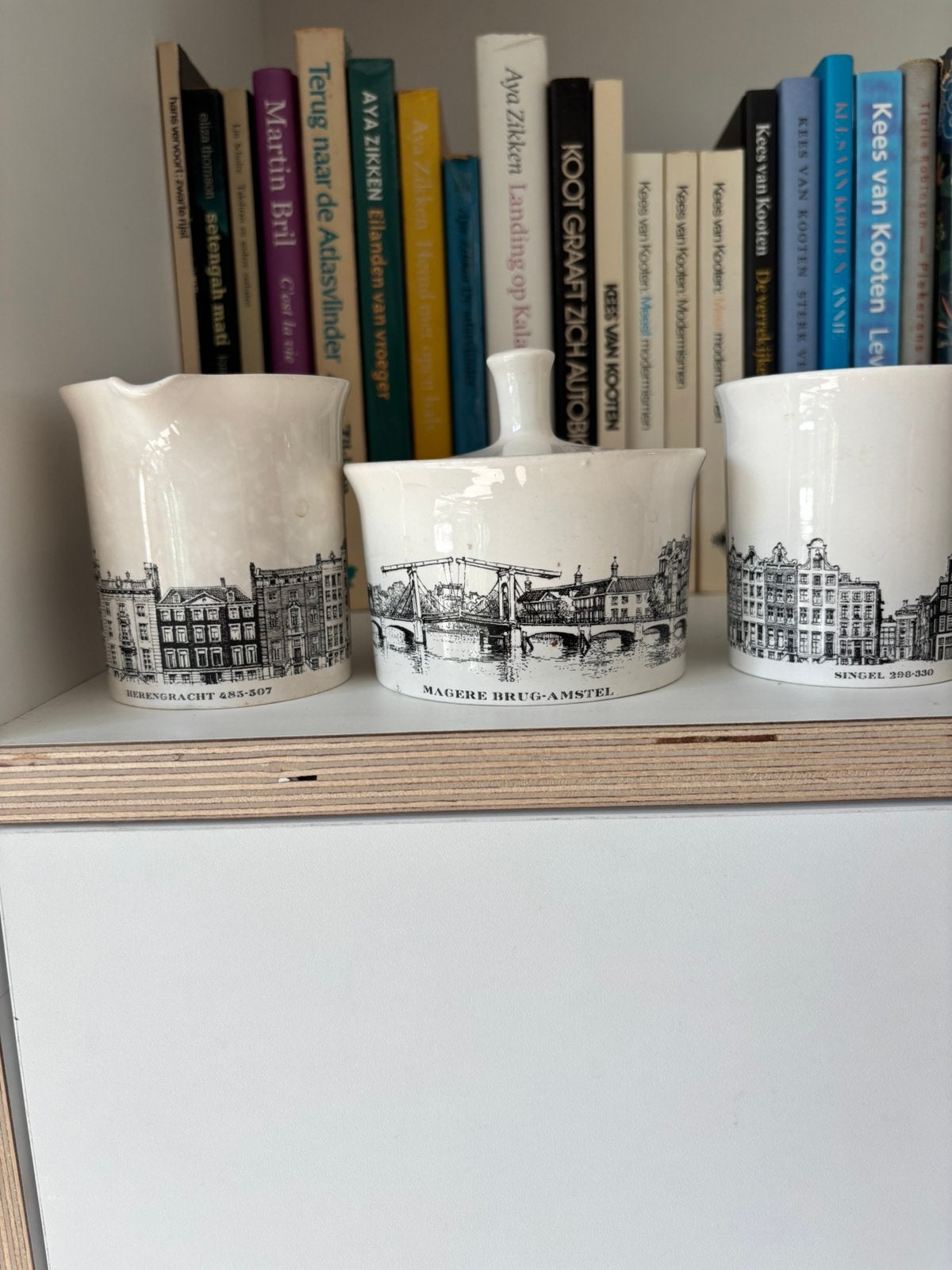 Villeroy & Boch Amsterdam grachtenpandjes set, Antiek en Kunst, Ophalen