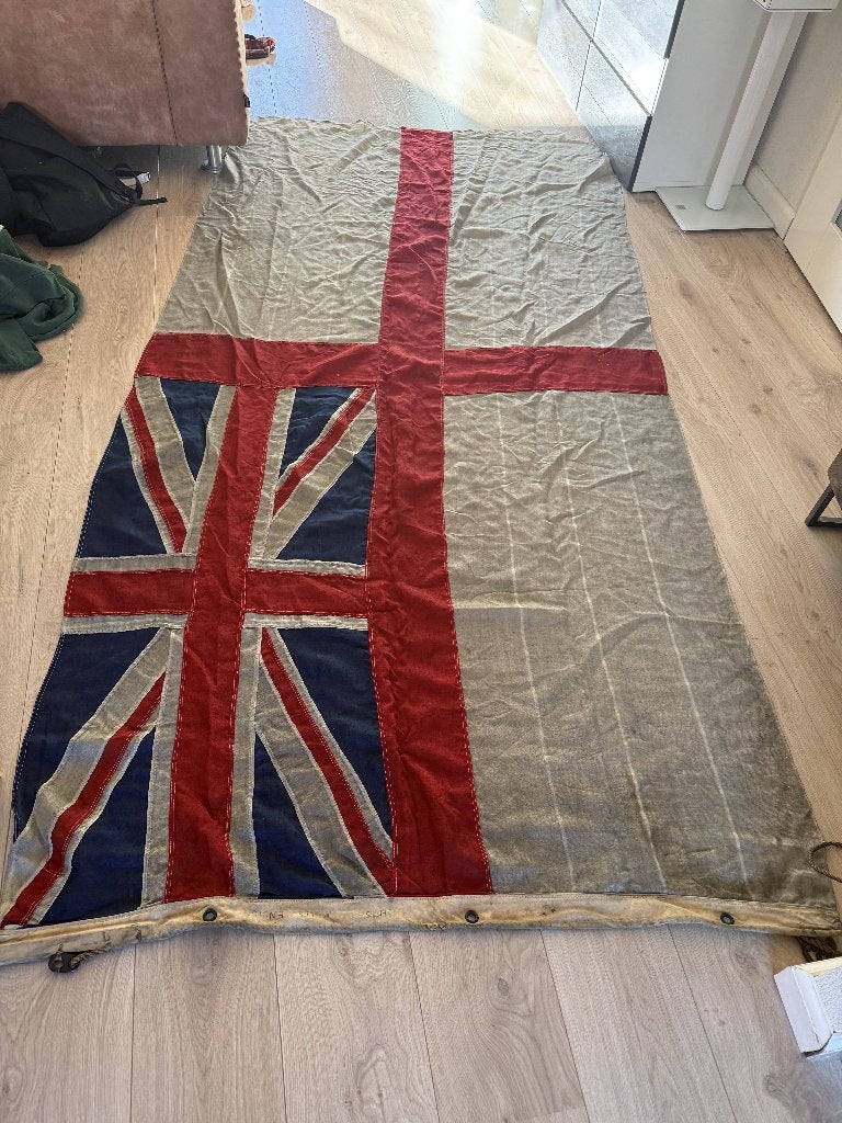 ww2? Royal navy vlag, Ophalen of Verzenden, Marine, Engeland, Vlag of Vaandel