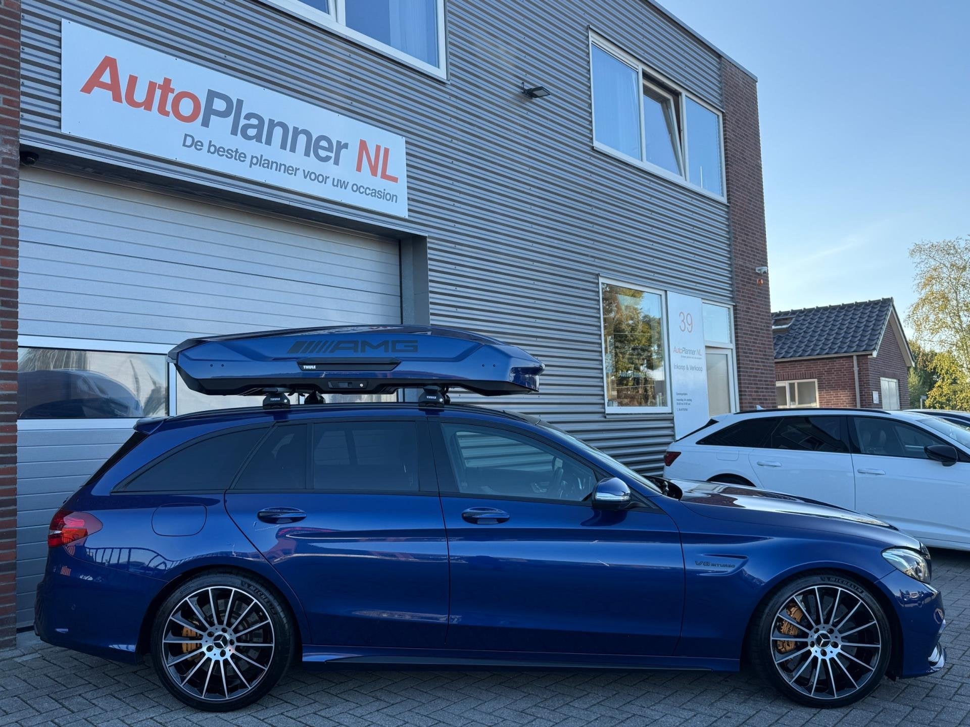 Mercedes-Benz C-klasse Estate AMG 63 S Edition 1! Keramisch!, Automaat, Achterwielaandrijving, Gebruikt, Blauw