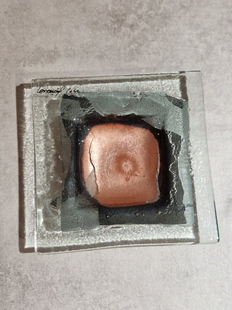 Conceição Cabral Glas Kunstobject Koper Design, Ophalen of Verzenden