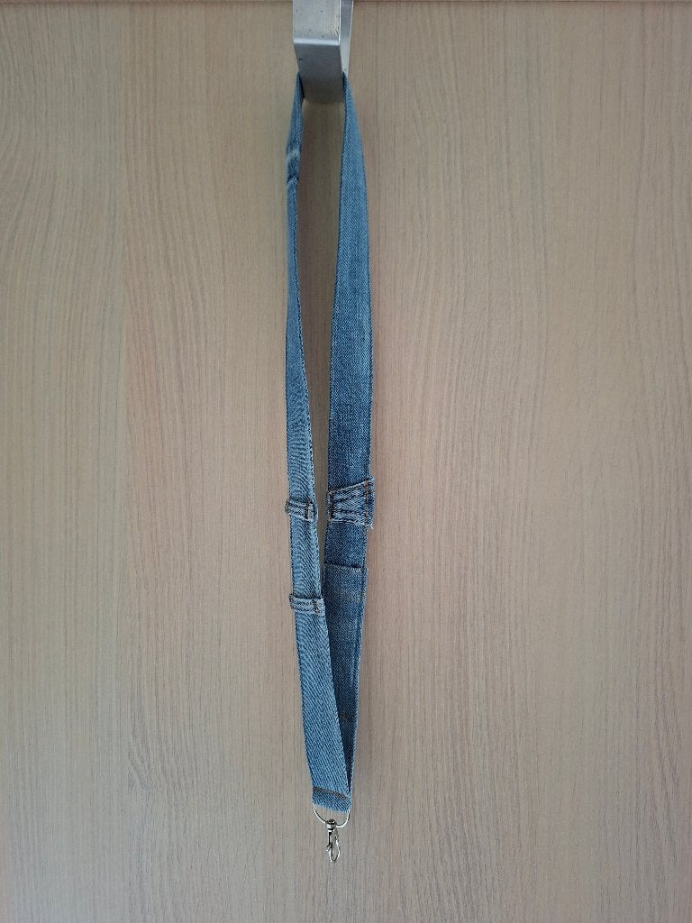 keycord blauw/ grijs, Ophalen of Verzenden, Nieuw
