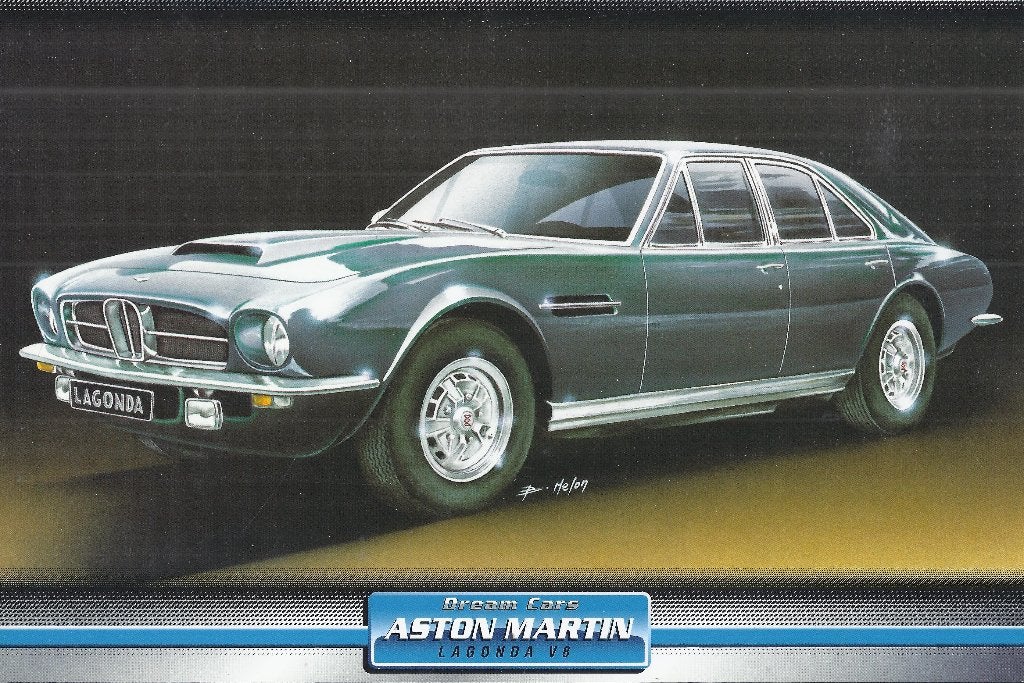 Ma553 foto dream cars aston martin lagonda v8 -, Ophalen of Verzenden, Voor 1940, Zo goed als nieuw, Overige onderwerpen