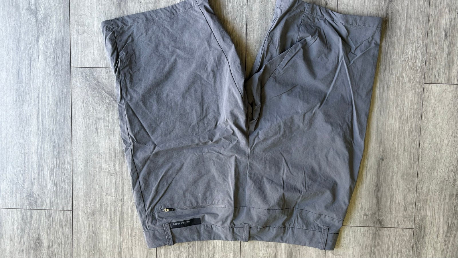 Mammut  Outdoor short heren- Maat L (32) Grijs, Kleding | Heren, Ophalen of Verzenden, Gedragen, Maat 52/54 (L), Grijs