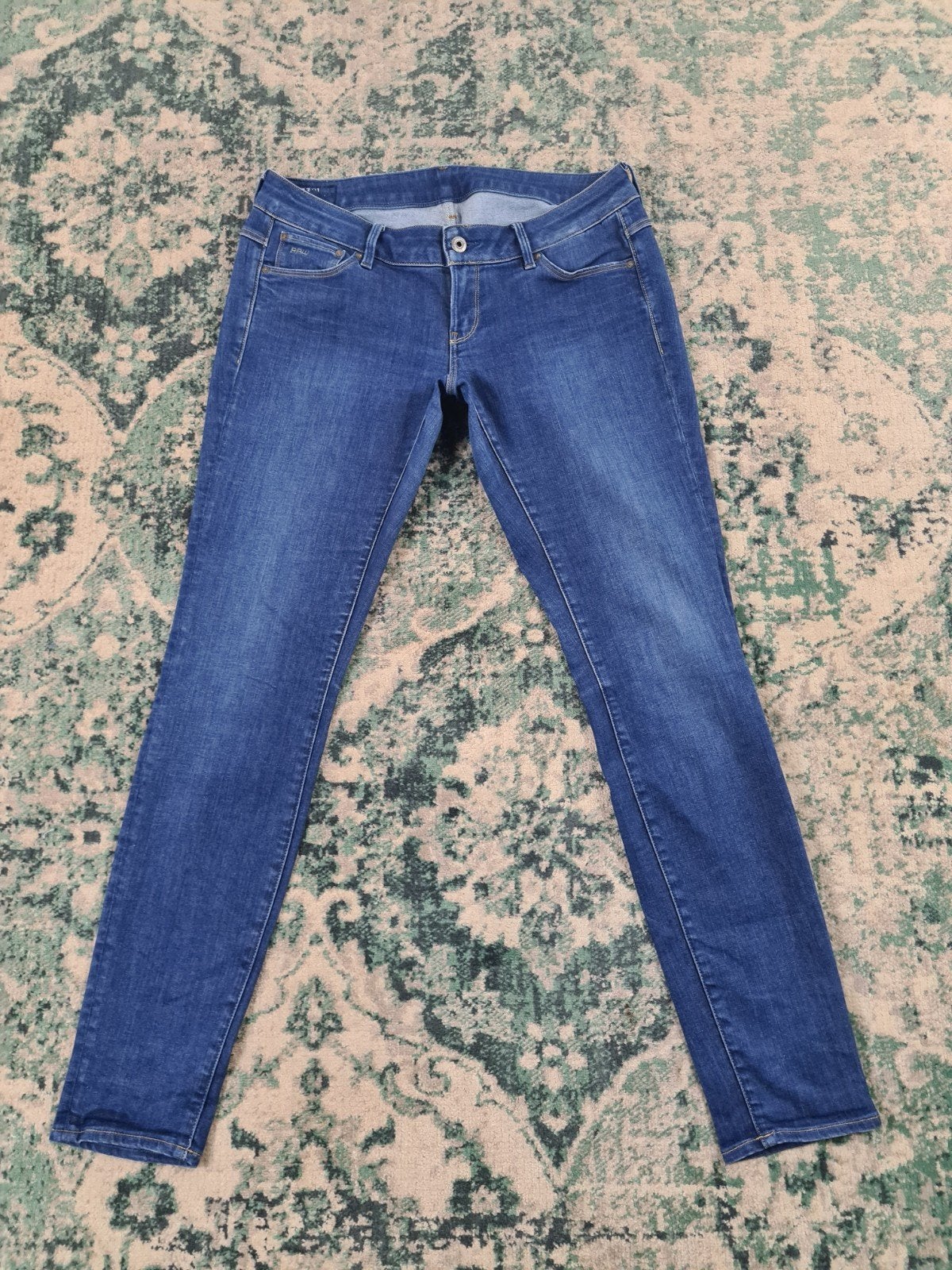 G-star 3301 Low-rise super skinny W31 L32 Dames Tulsi3132, Blauw, Ophalen of Verzenden, W28 - W29 (confectie 36), G-STAR RAW