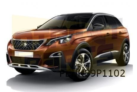 Peugeot 3008/ 5008 koplamp R (halogeen) Origineel! 161687808, -, Verzenden, -, Nieuw