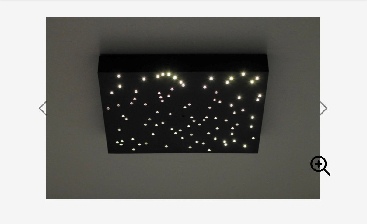 Plafondlamp sterrenhemel douche badkamer - kleurtjes, Huis en Inrichting, Lampen | Plafondlampen, Ophalen, Gebruikt, Plafondlamp