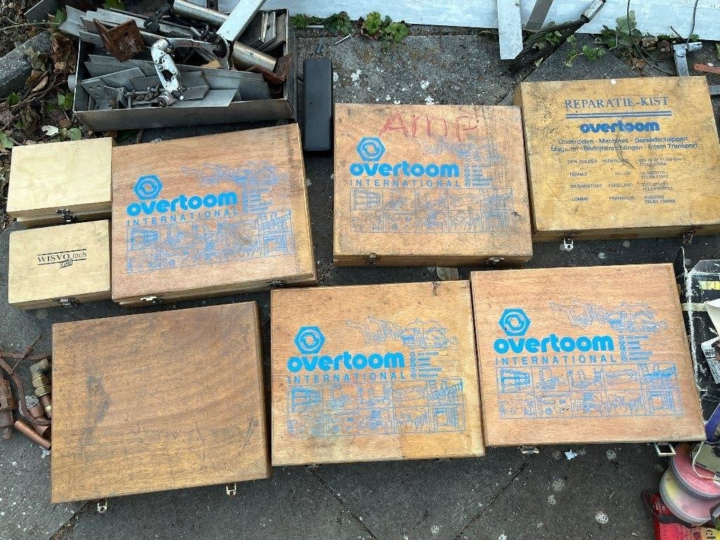 Grote partij vintage houten gereedschaps/ kisten met inhoud, Ophalen of Verzenden, Gebruikt, Minder dan 50 cm