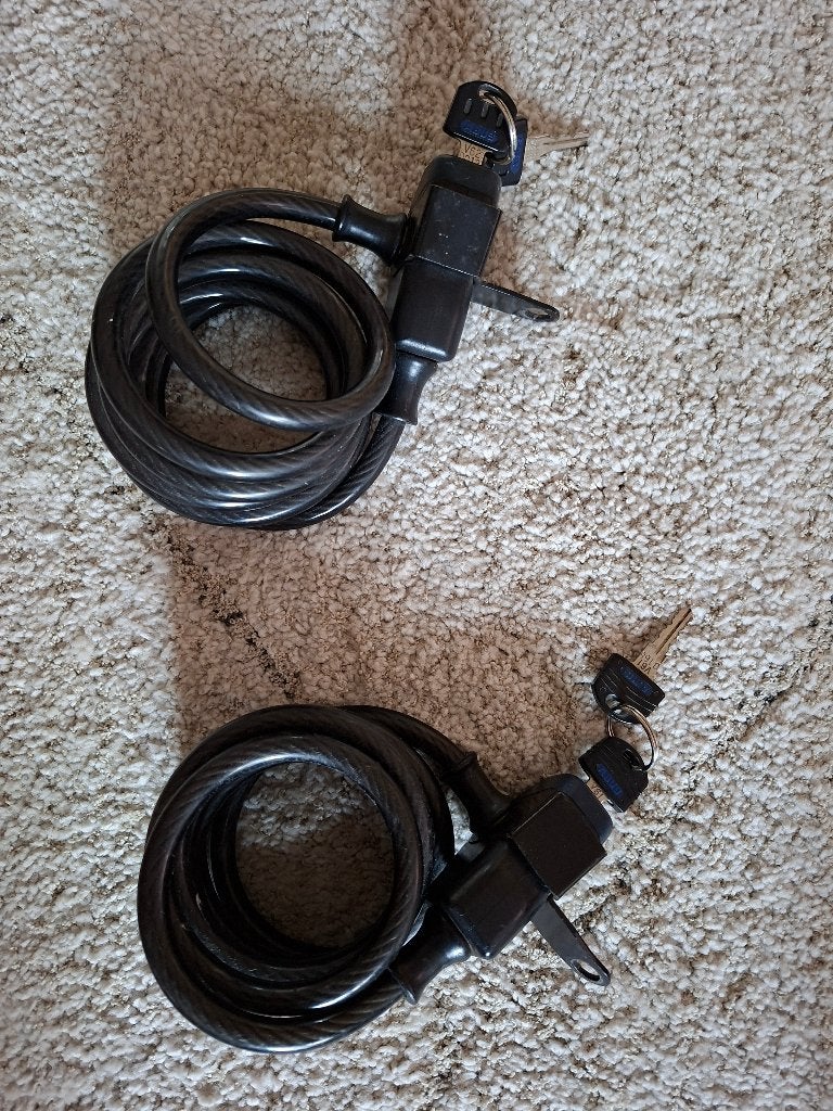 2x Abus kabel slot, Ophalen of Verzenden, Zo goed als nieuw, Kettingslot