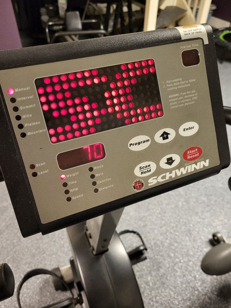 Hometrainer Schwinn 230i, Ophalen, Hometrainer