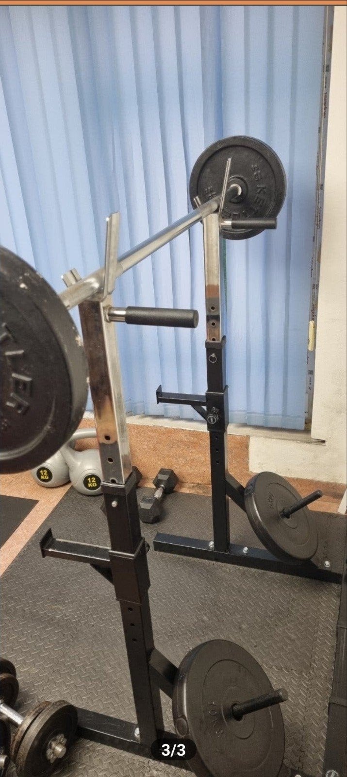 Verstelbaar Squat / Bench Press Rek - Gorilla Sports, Ophalen, Gebruikt, Benen, Overige typen