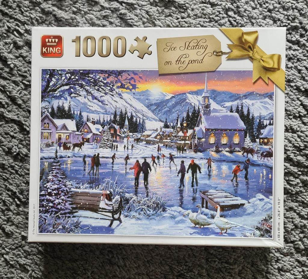 King puzzel, Hobby en Vrije tijd, Denksport en Puzzels, Ophalen, 500 t/m 1500 stukjes, Zo goed als nieuw, Legpuzzel