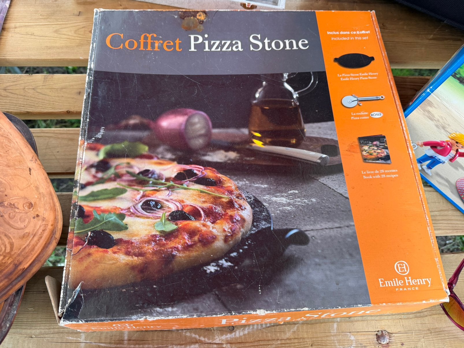 Coffret Pizza Stone, Ophalen of Verzenden, Zo goed als nieuw