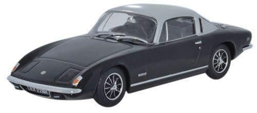 Oxford Diecast Lotus Elan +2 Black/Silver – 1:43, Ophalen of Verzenden, Nieuw, Auto, Overige merken