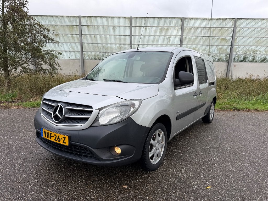 Mercedes-Benz Citan 111 CDI BE EXL DUBBEL CABINE - 2X Schuif, Voorwielaandrijving, Euro 6, 4 cilinders, Wit