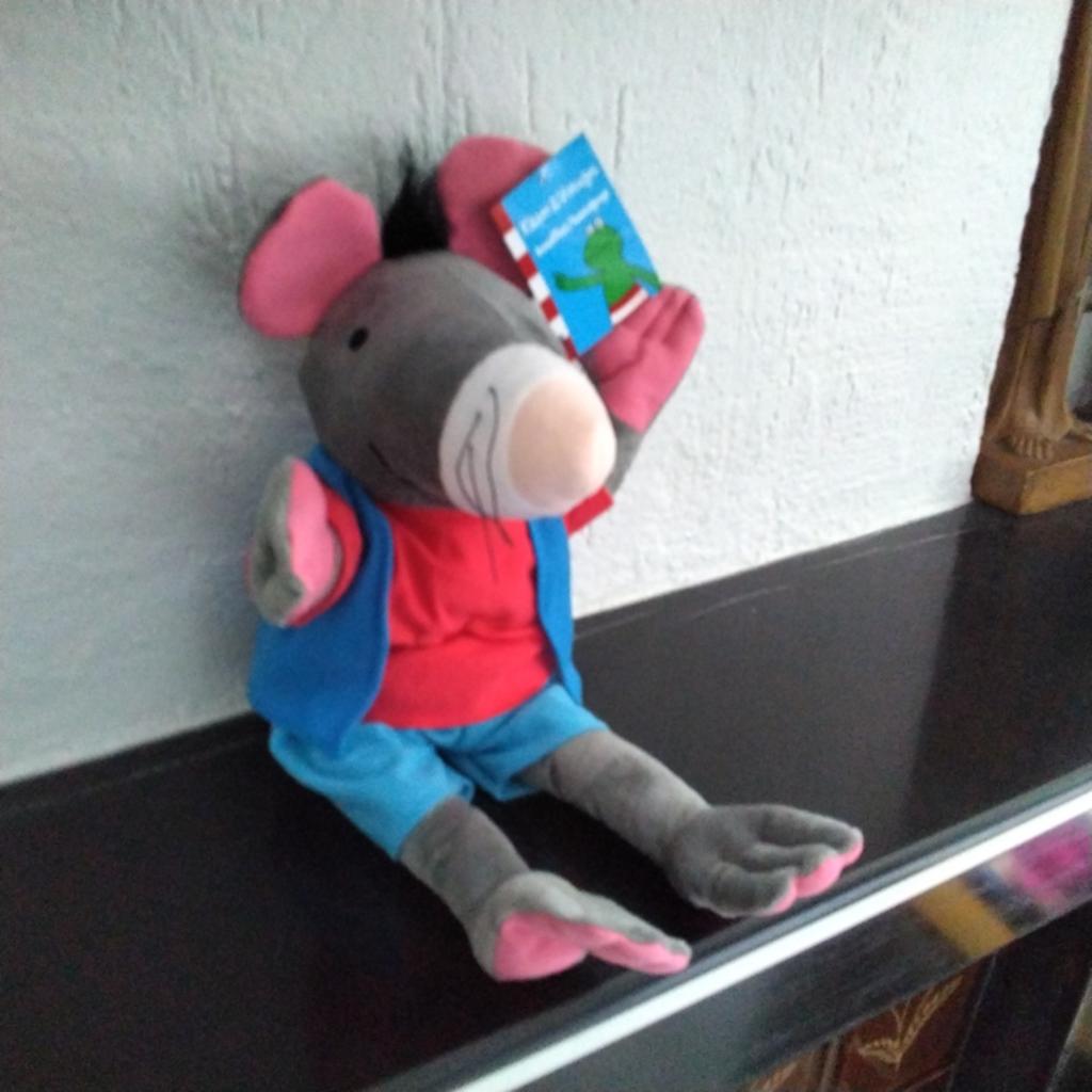 Max velthuijs handpop rat/ muis knuffel, Ophalen of Verzenden, Kikker