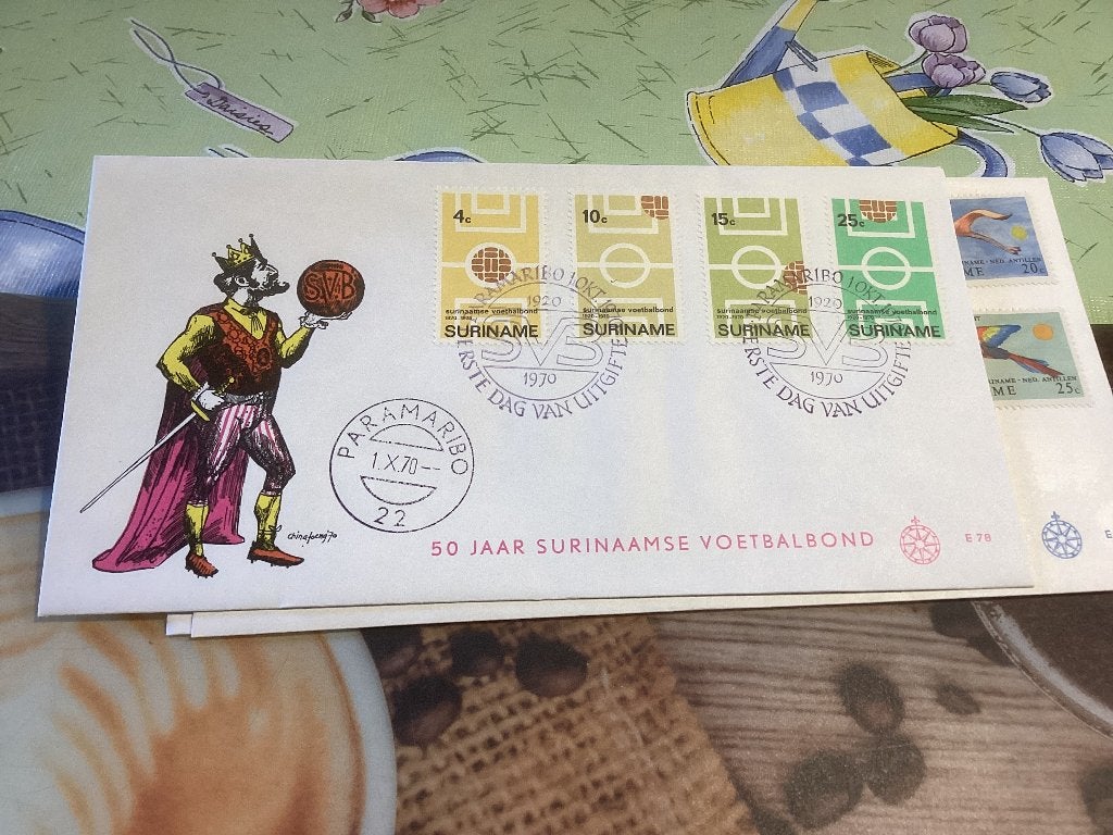 No4308 Suriname E78 karrewiel Heb ook Nederland jaargangen, Postzegels en Munten, Ophalen of Verzenden, Onbeschreven, Rest van de wereld