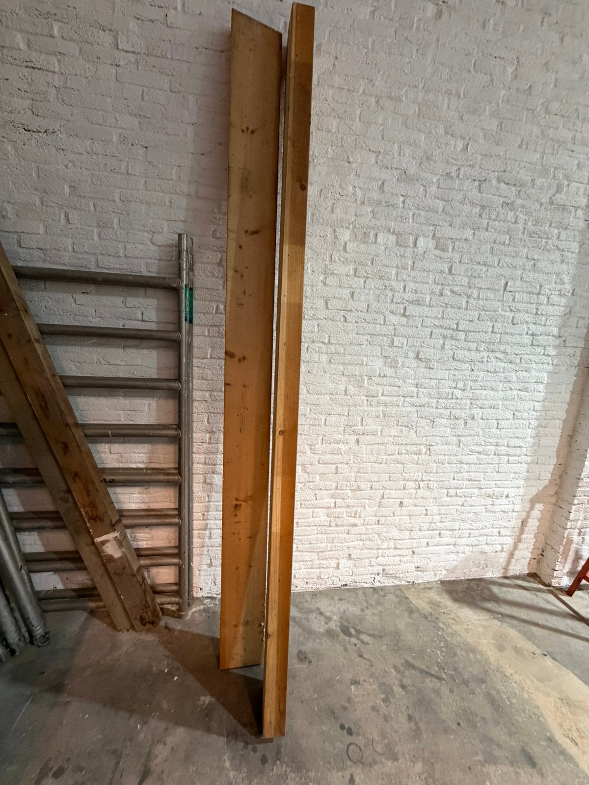 constructie houten geschaafde balken balk draagbalk, Doe-het-zelf en Verbouw, Hout en Planken, Ophalen, Zo goed als nieuw, Balk