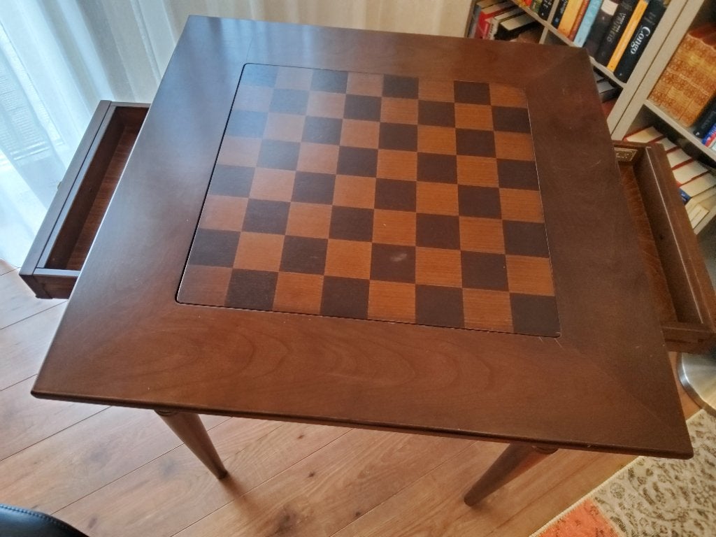 Schaak/speeltafel italiaans Selva, Ophalen