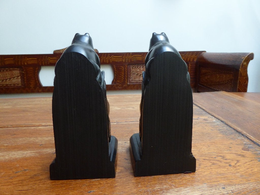 2 vintage boekensteunen Boma Native Art Canada, Ophalen of Verzenden