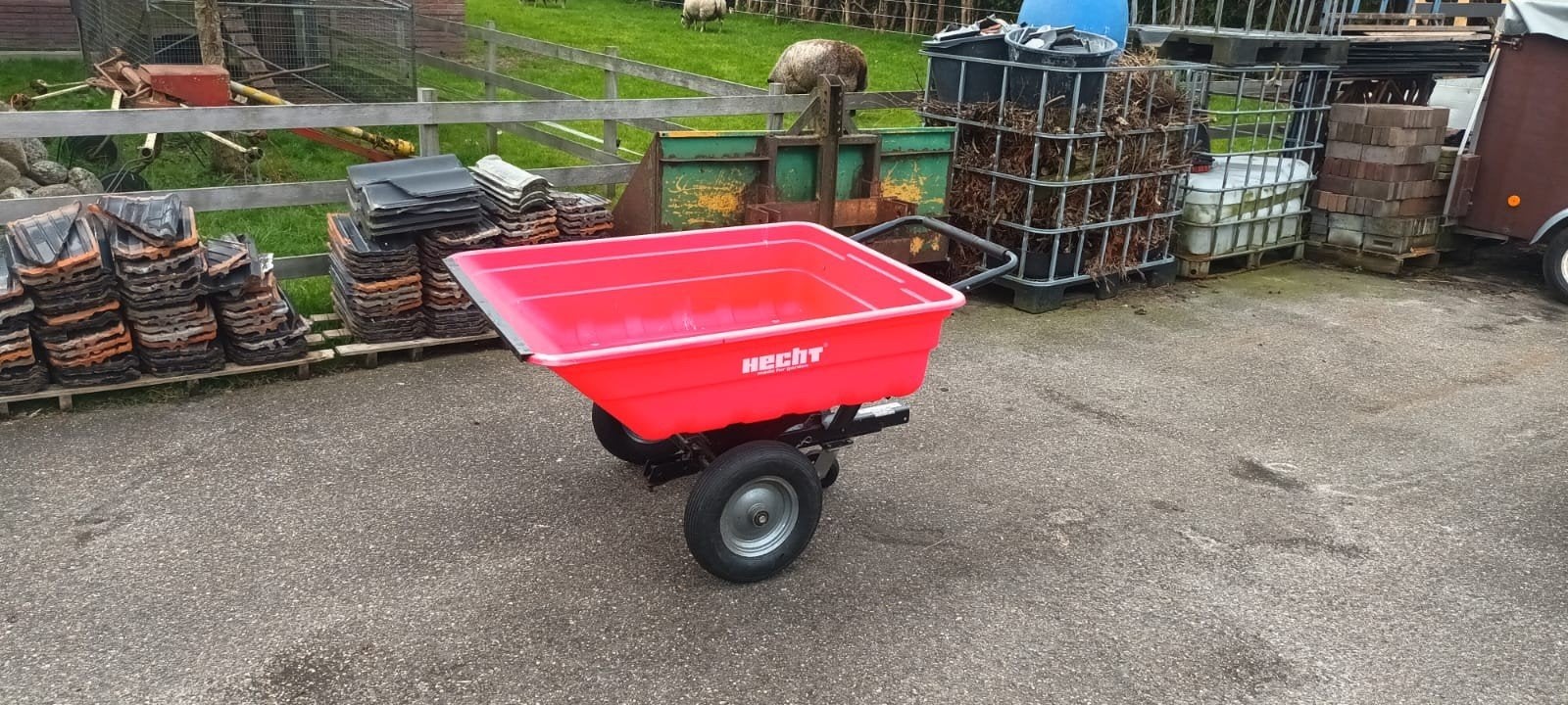 Kiep Aanhanger zitmaaier, Tuin en Terras, Ophalen, Gebruikt