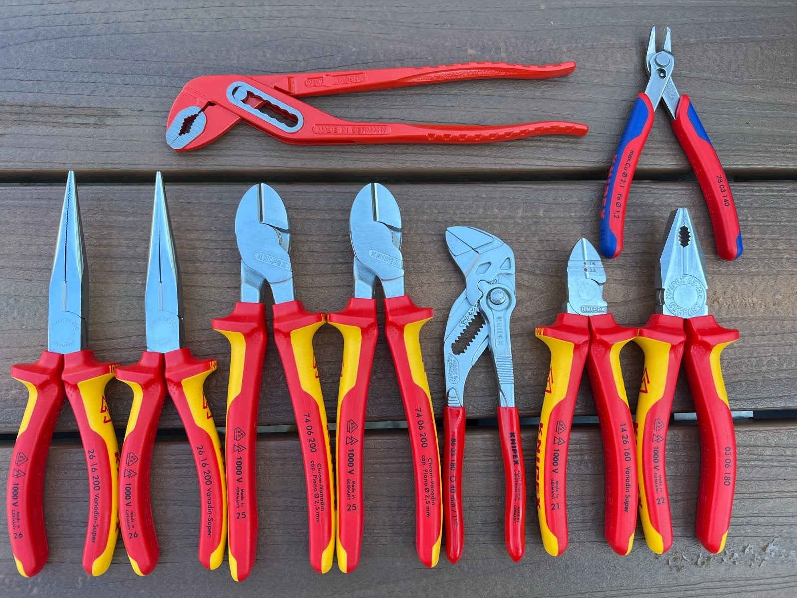Knipex Tangenset - Diverse Tangen voor Professionals, Verzenden, Gebruikt, Tang, Knipex