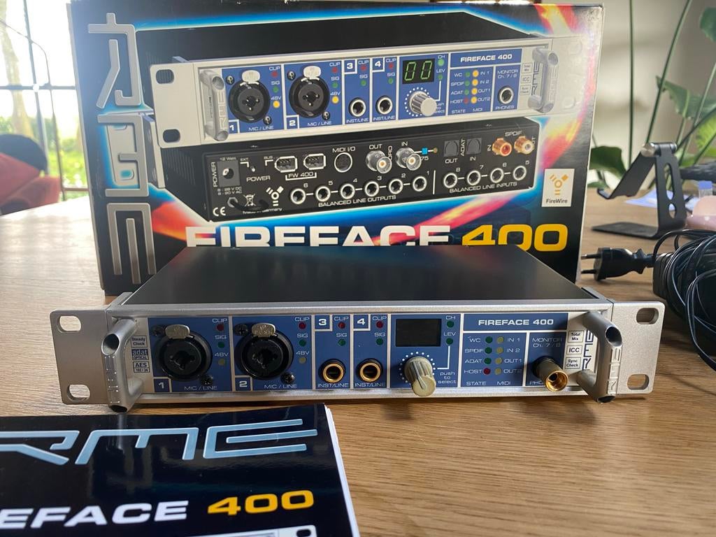 RME Fireface 400 Firewire Audio Interface geluidskaart, Computers en Software, Geluidskaarten, Gebruikt, Extern, Ophalen of Verzenden
