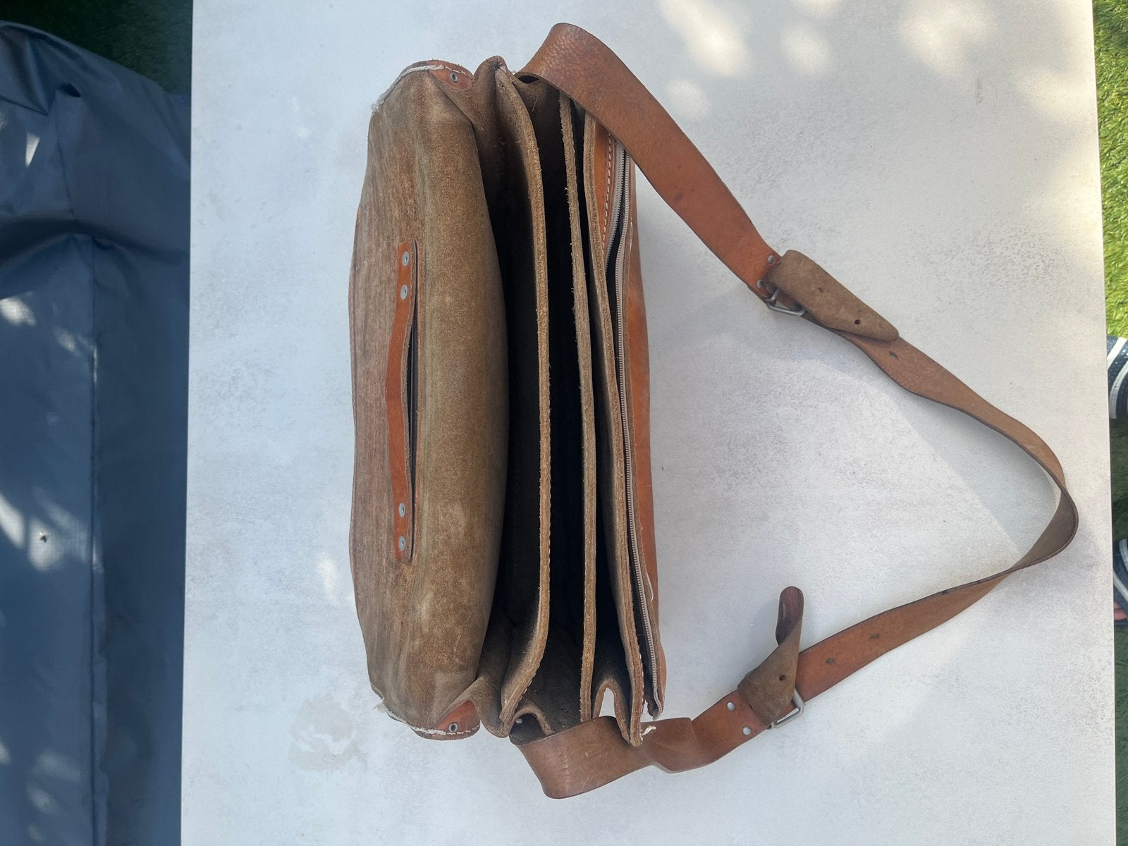 Lederen schooltas, Ophalen of Verzenden, Overige typen