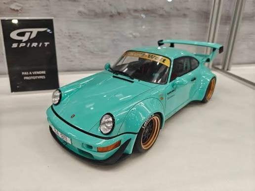 Porsche 911 RWB Tiffany blue GT Spirit 1:12 ! C4F, Auto, ., Nieuw, Ophalen of Verzenden