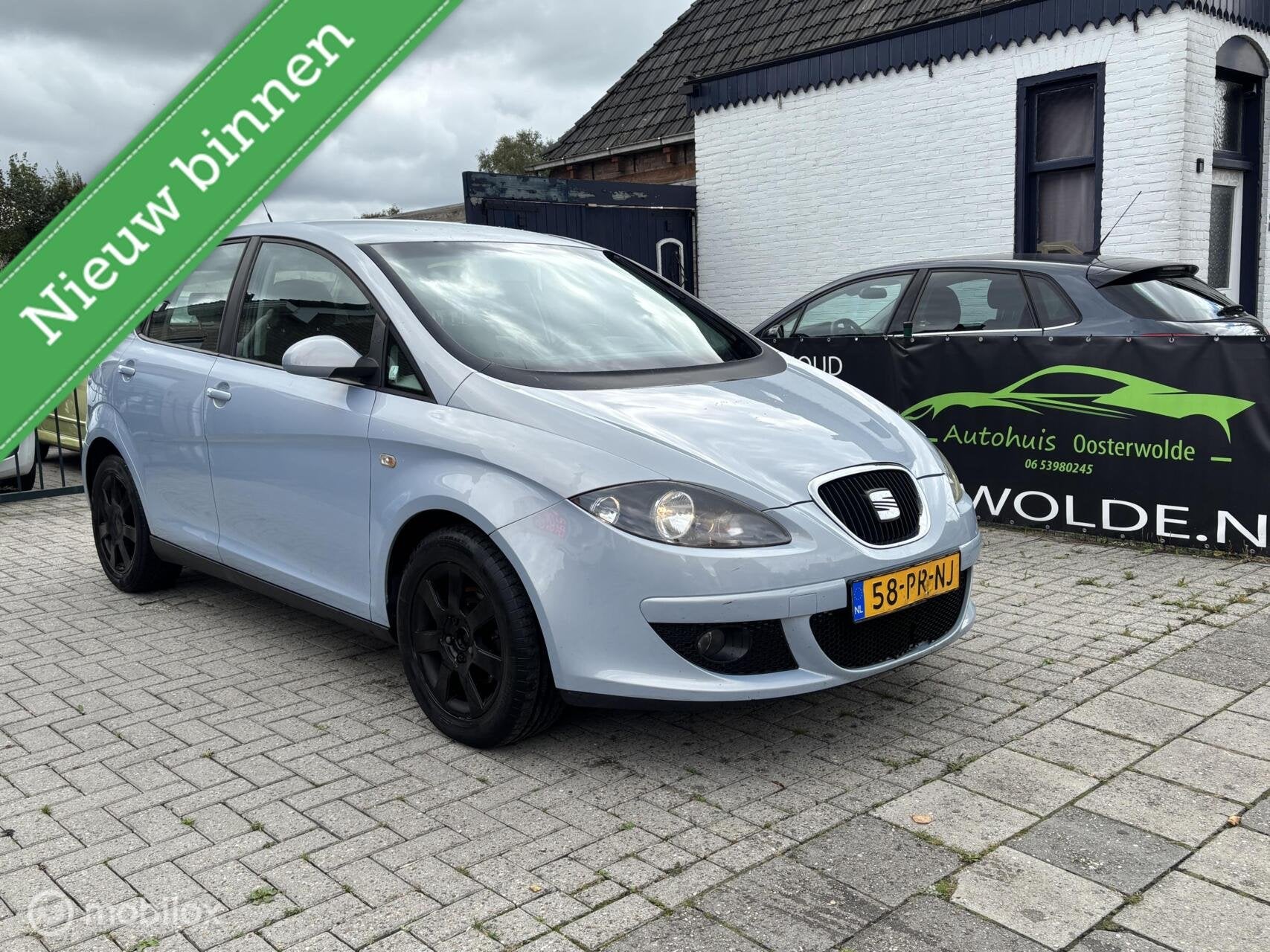 Seat Altea 1.6 | airco | cruise |lm velgen | apk, Gebruikt, 1295 kg, 4 cilinders, Blauw