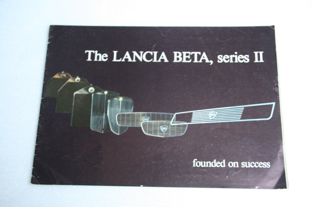 Folder Lancia Beta series II (1979) (39), Boeken, Ophalen of Verzenden, Nieuw, Overige merken