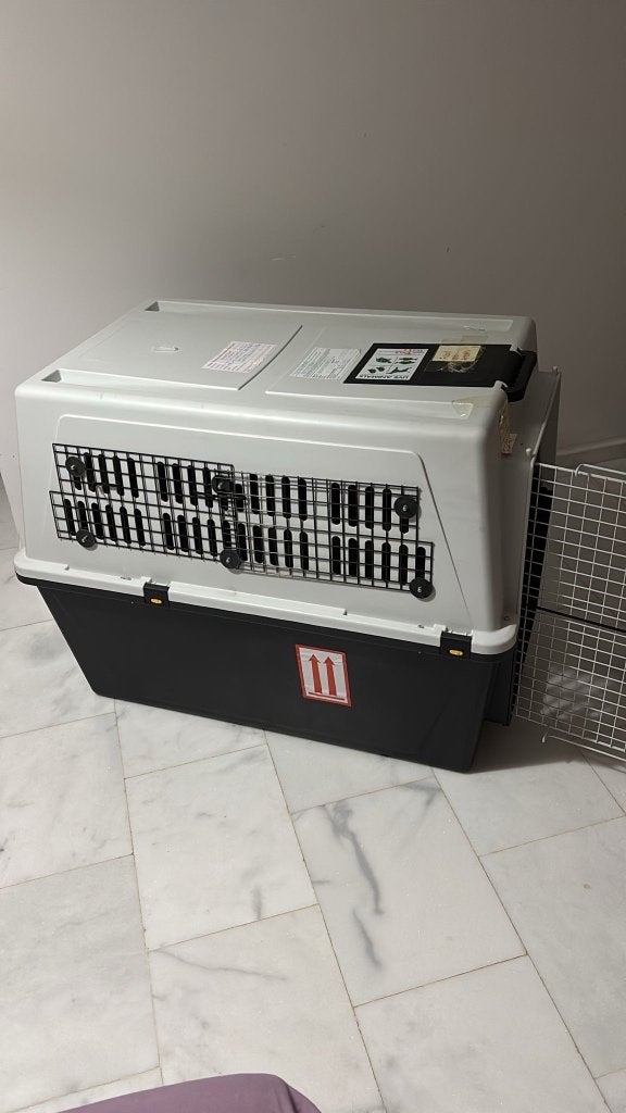 Dog crate IATA approved, Dieren en Toebehoren, Transportboxen, Ophalen, Gebruikt