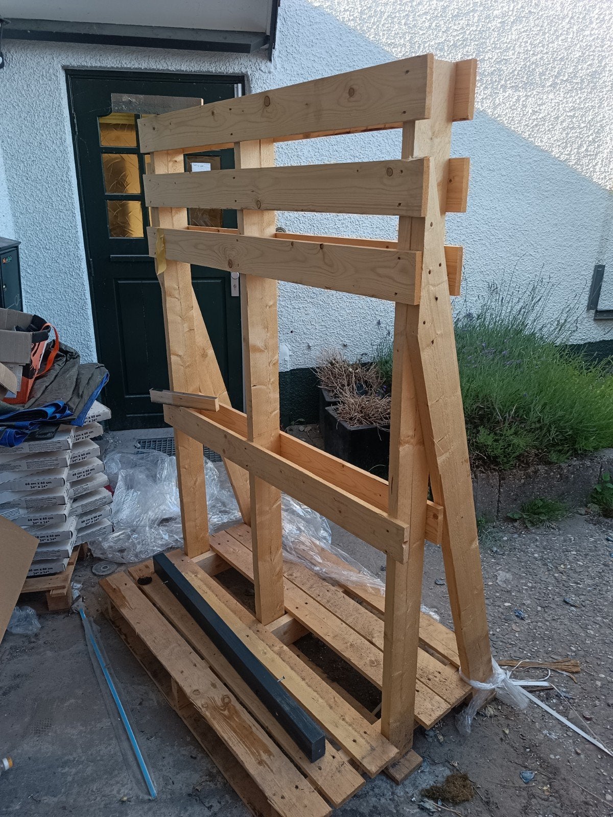 Houten transportbok/ pallet gratis, Ophalen, 50 mm of meer, Pallet, Minder dan 200 cm