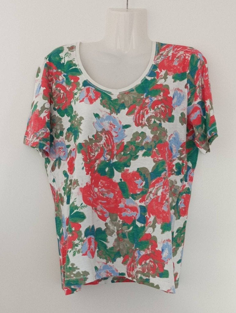 roberto sarto shirt maat L, Kleding | Dames, Maat 42/44 (L), Ophalen of Verzenden, Korte mouw, Gedragen