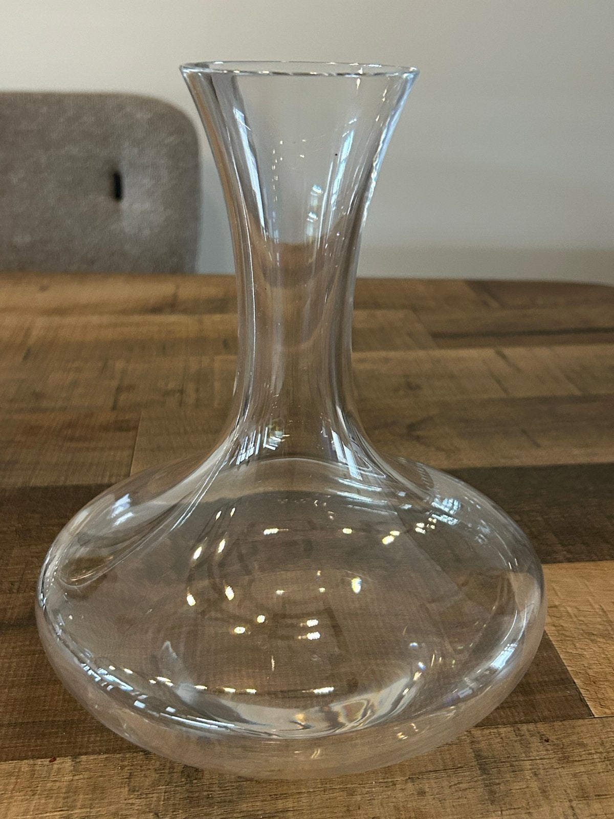 Glazen wijnkaraf - 23 cm hoog, Ophalen of Verzenden