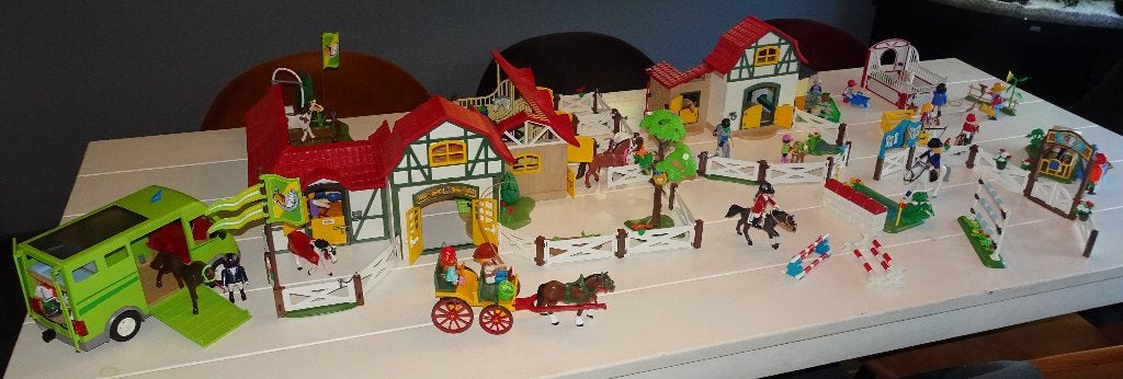 Playmobil - Paarden Manege (meerdere sets), Complete set, Overige typen, Ophalen of Verzenden, Zo goed als nieuw