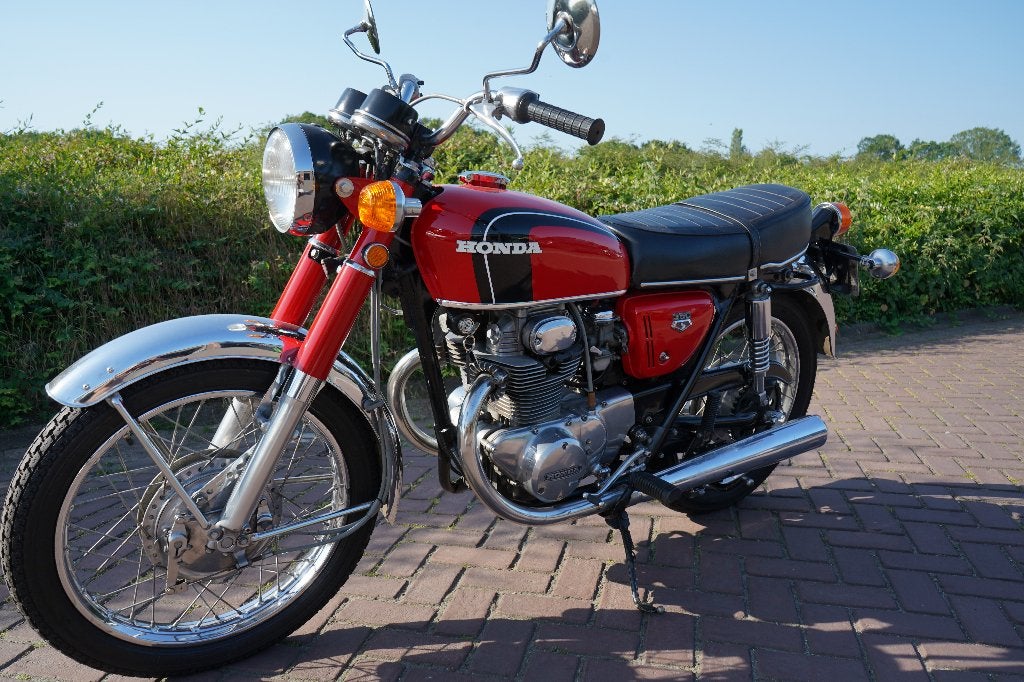 Zeer mooie !!! originele NL Honda CB 350 Twin b.j. 1972, Motoren, Motoren | Oldtimers, Japan, 2 cilinders, Toermotor, Japan