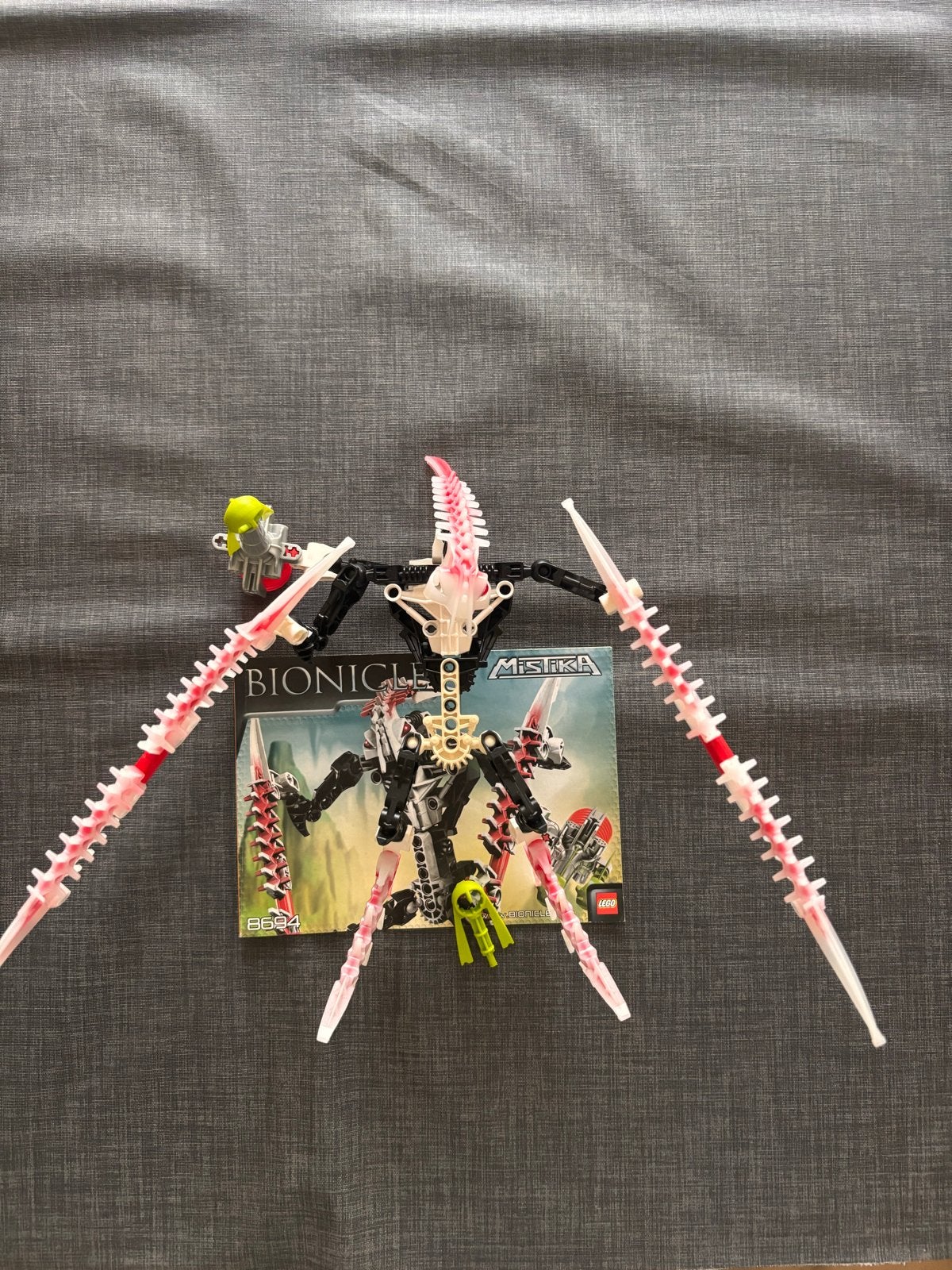 Lego Bionicle 8694 Krika Mistika - Compleet met boekje, Bionicle, Lego, Ophalen of Verzenden, Zo goed als nieuw