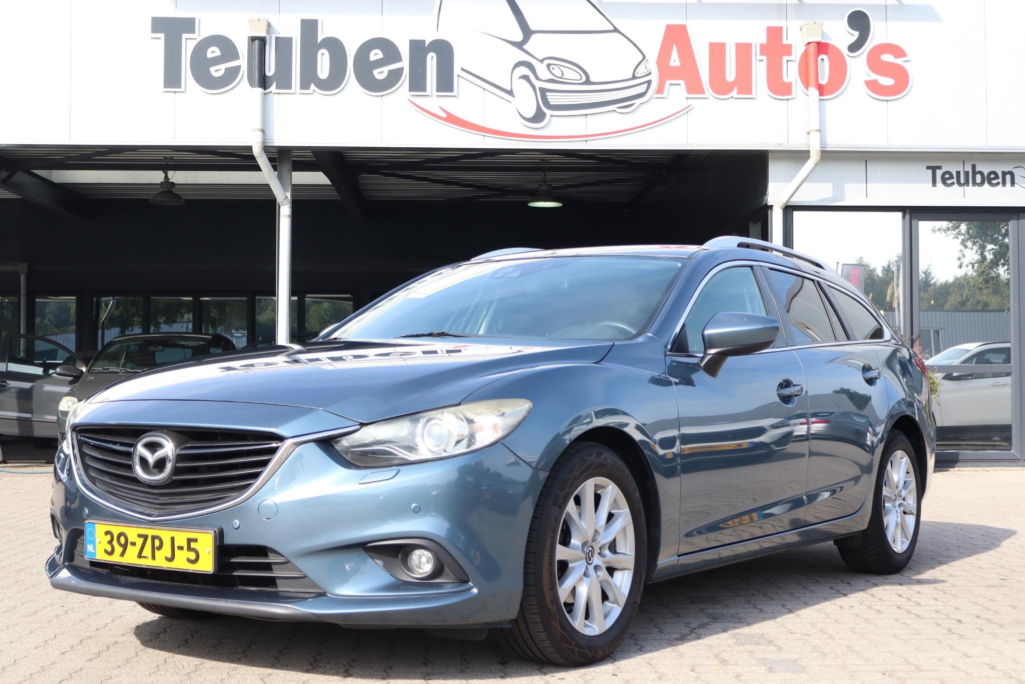 Mazda 6 Sportbreak 2.0 TS+ Lease Pack | Nieuw Model | Trekha, Auto's, Voorwielaandrijving, Stof, 4 cilinders, Origineel Nederlands