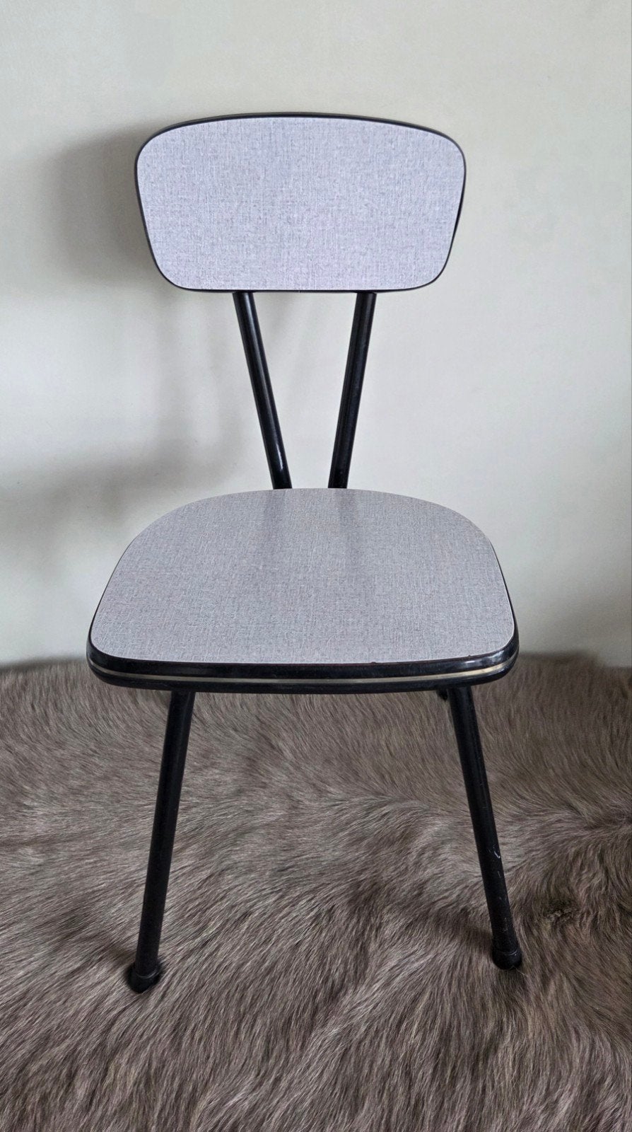 Vintage formica stoel, Ophalen of Verzenden, Gebruikt