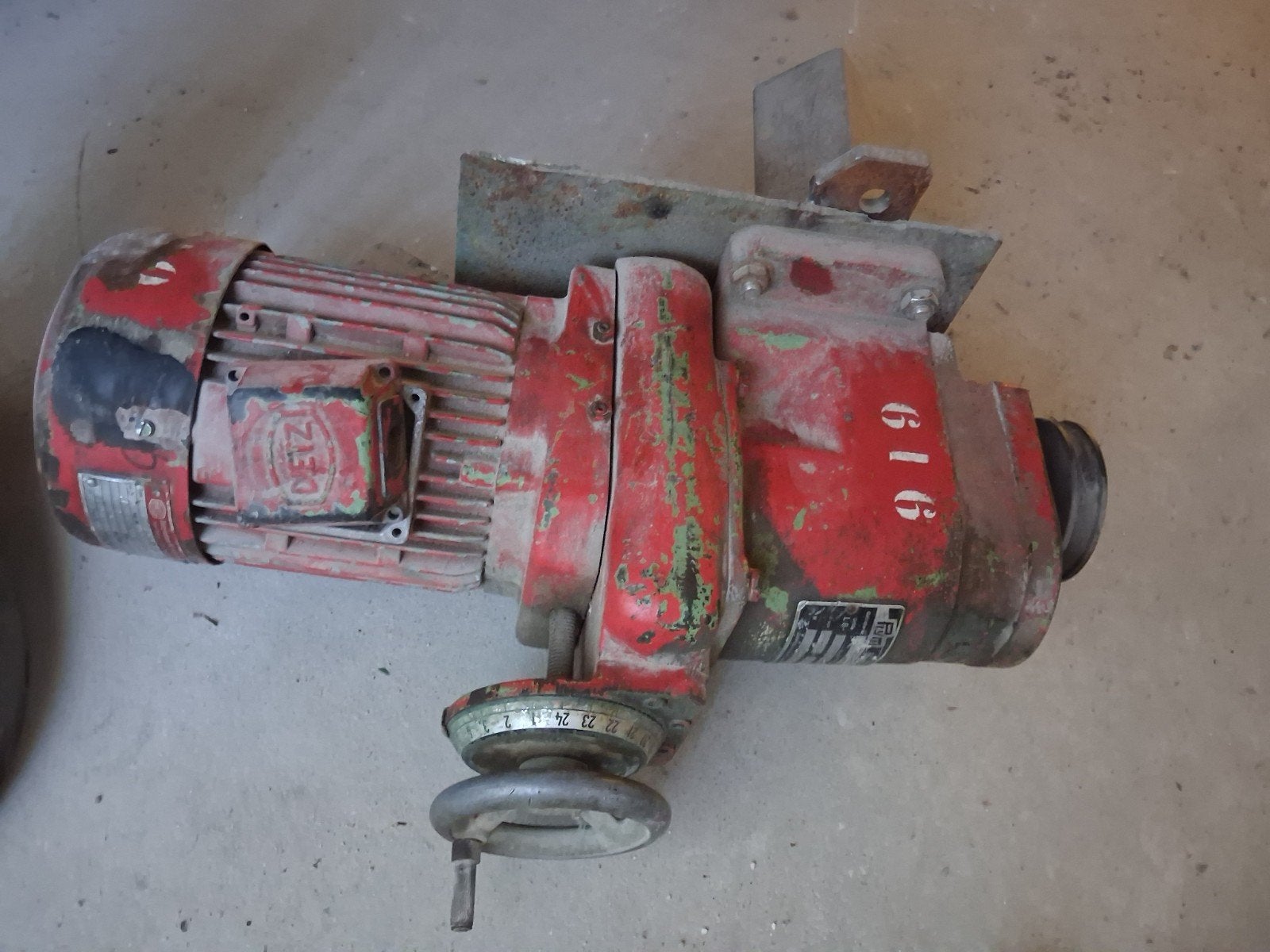 380 volt elektro motor, Ophalen, Gebruikt