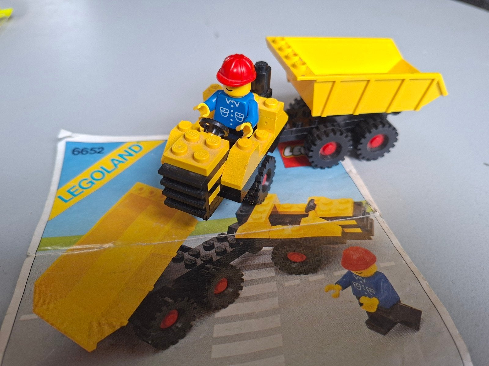 Lego Legoland 6652 Kiepwagen, Kinderen en Baby's, Compleet, Gebruikt, Lego, Ophalen of Verzenden