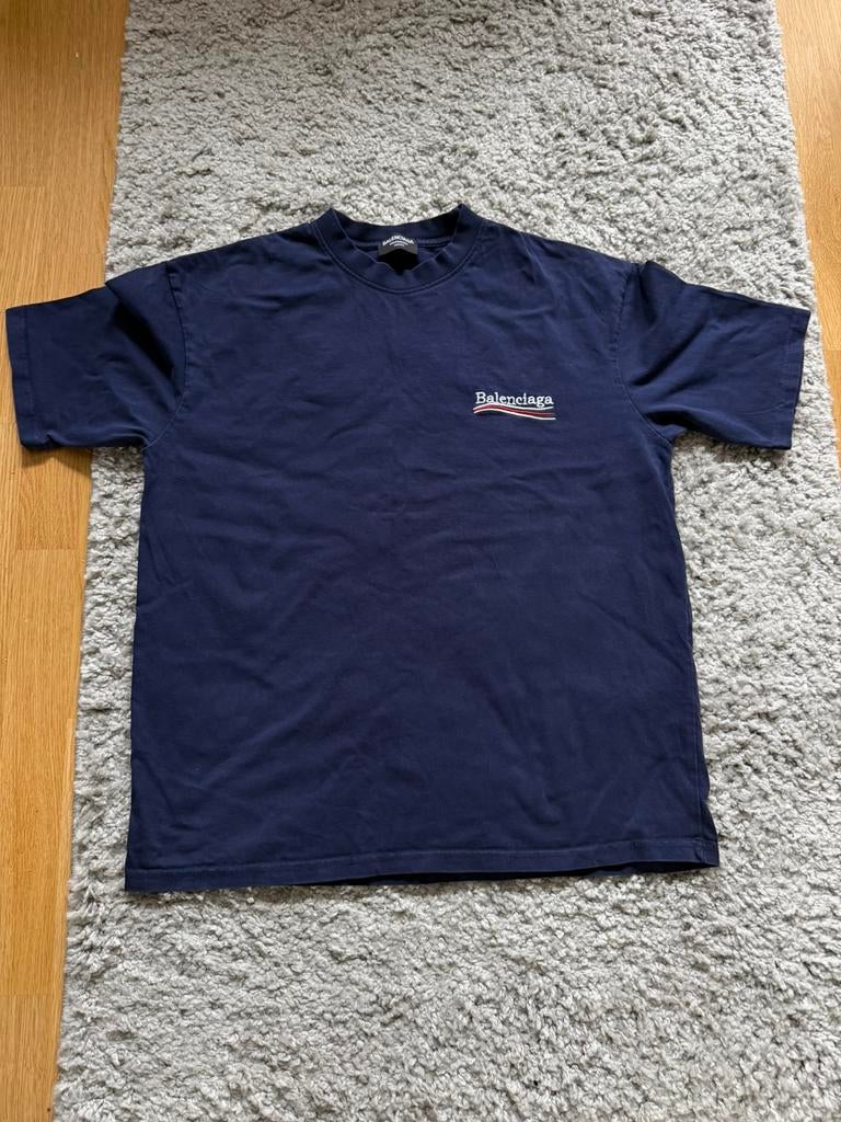 Balenciaga Shirt Oversized S, Ophalen of Verzenden, Zo goed als nieuw, Maat 46 (S) of kleiner, Blauw