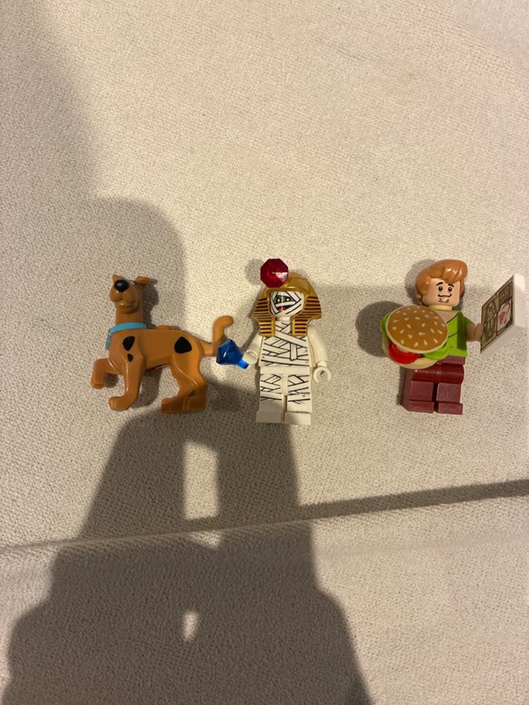 Drie LEGO Scooby Doo Minifiguren: Scooby, Shaggy & Mummie, Inclusief minifiguren, Gebruikt, Overige thema's, Lego