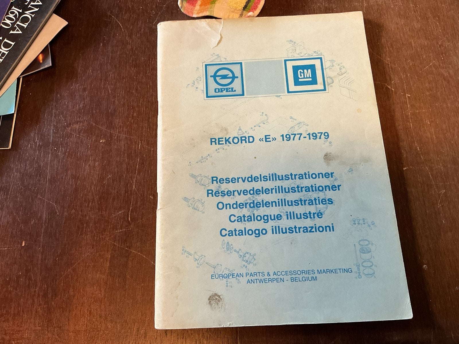 Opel Rekord E Onderdelencatalogus 1977-1979, Ophalen of Verzenden, Gelezen, Opel