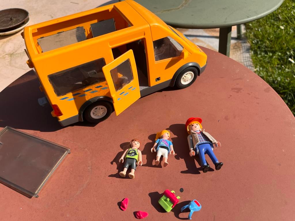 Playmobil 6866 schoolbus met figuren, Ophalen, Gebruikt, Complete set