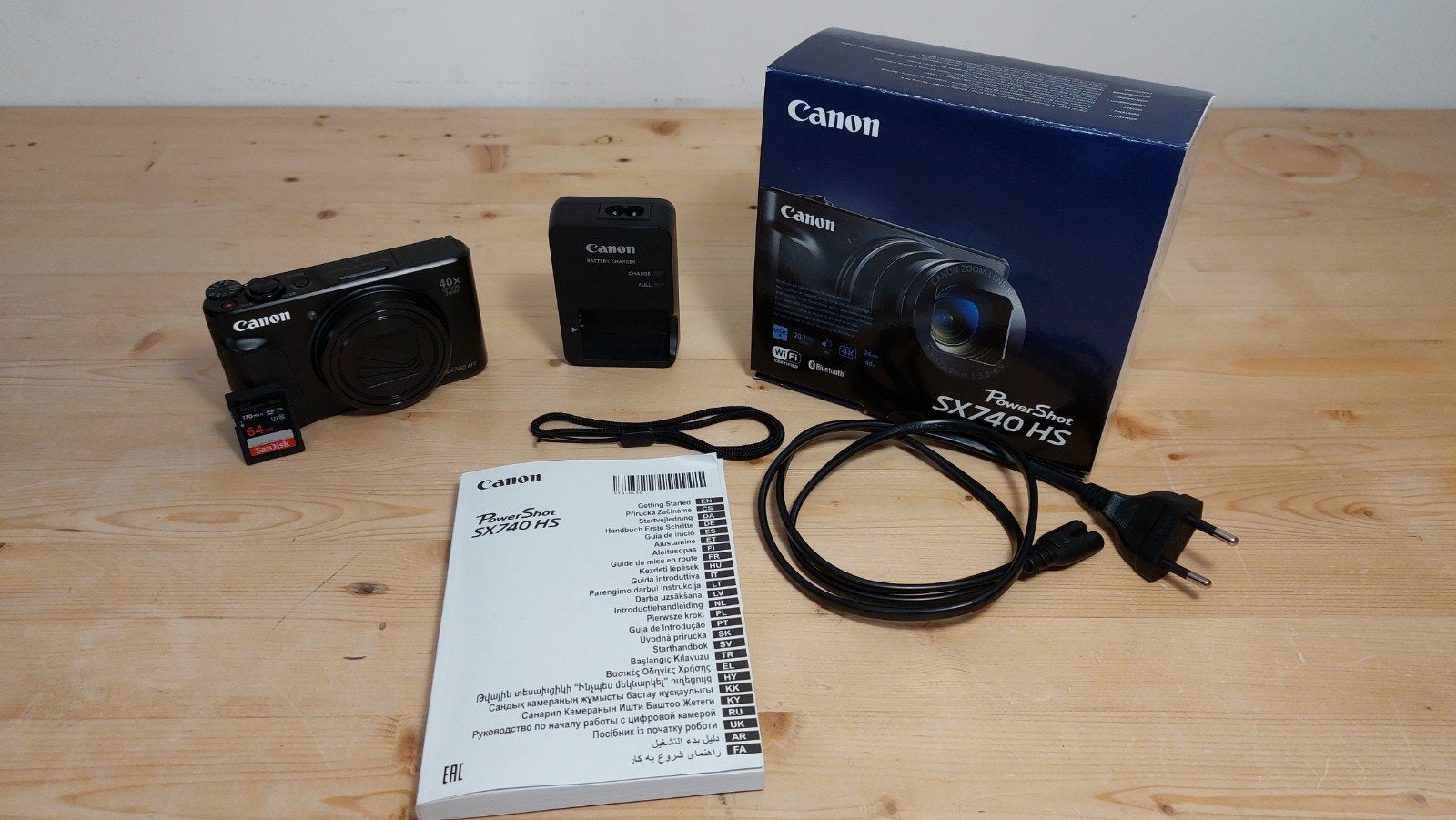 Canon PowerShot SX740 HS - Zo goed als nieuw, Accu, Ophalen of Verzenden, Zo goed als nieuw, Compactcamera